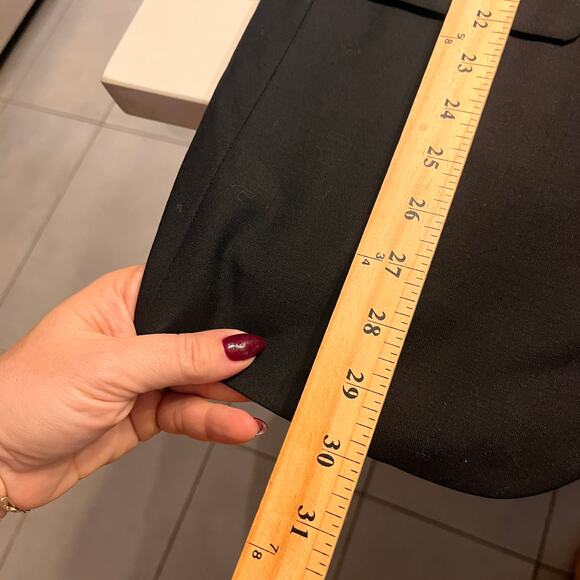 Pronto Uomo Black Wool Blend Tuxedo Blazer Sz 39R - Picture 9 of 12